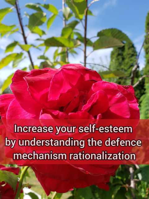 Increase your self-esteem by understanding the defense mechanism rationalization