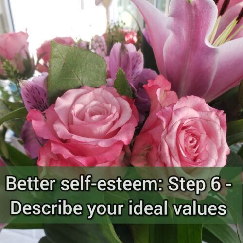 Better self-esteem: Step 6 - Describe your ideal values