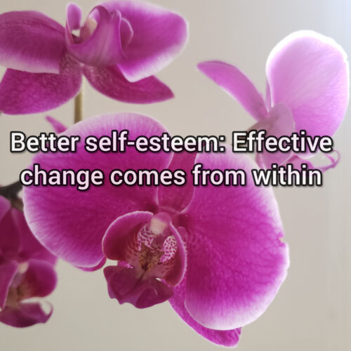 Better self-esteem: Effective change comes from within